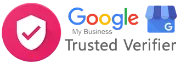 Logotyp zaufanego weryfikatora wizytówek firmowych w Mapach Google